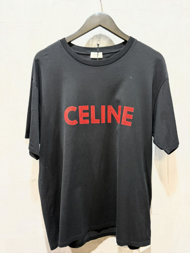 Celine Loose T-Shirt Black/red