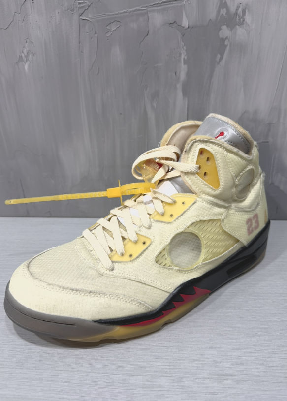 Jordan 5 off white sail