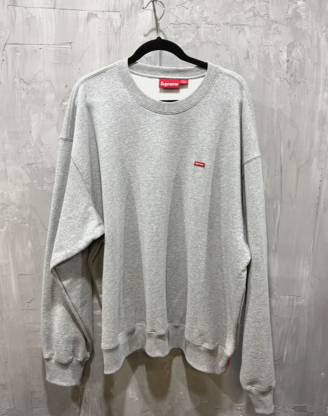 Supreme Small Box Crewneck Heather grey