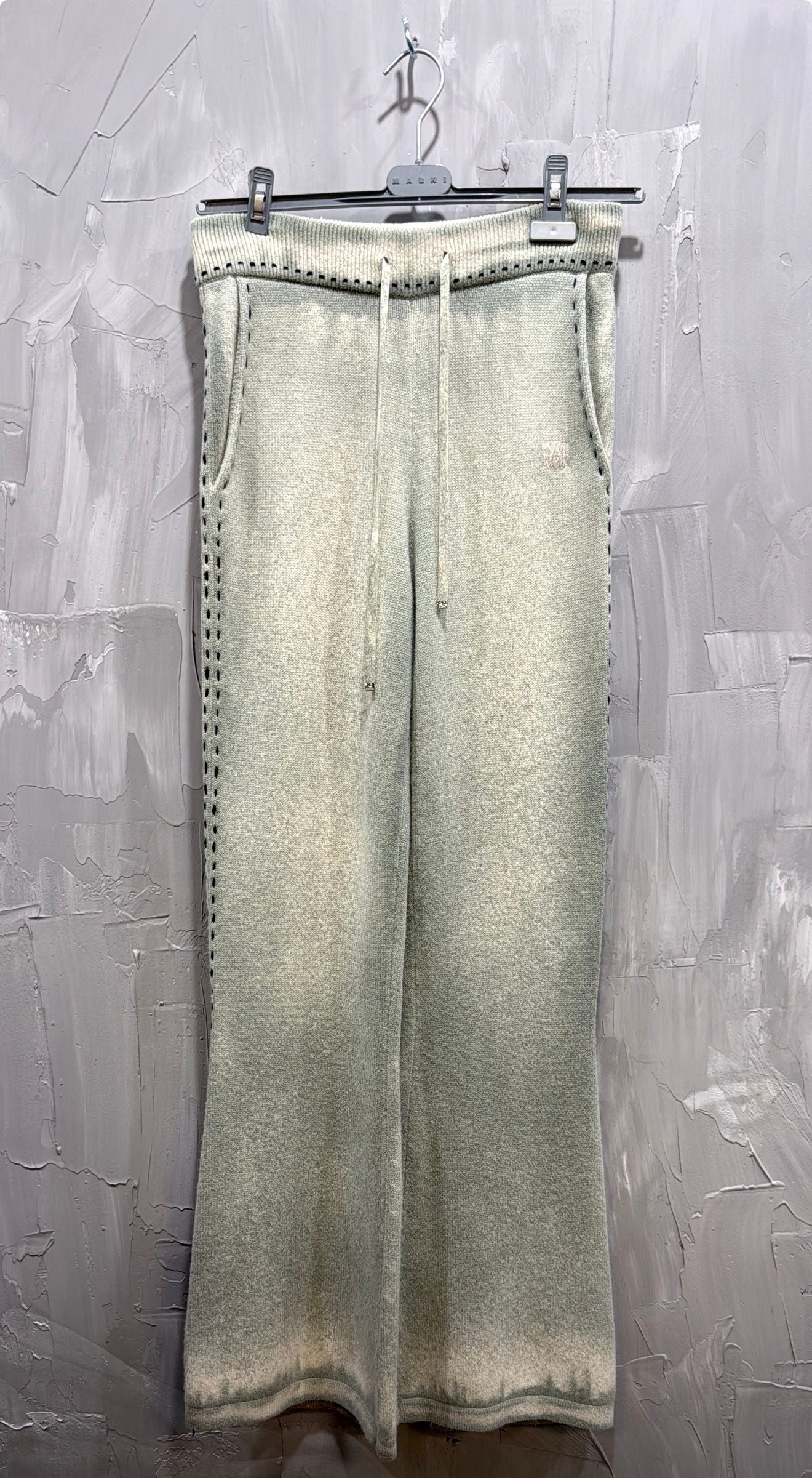 AMIRI KHAKI SPRAY PAINTED LOUNGE PANTS - Like New