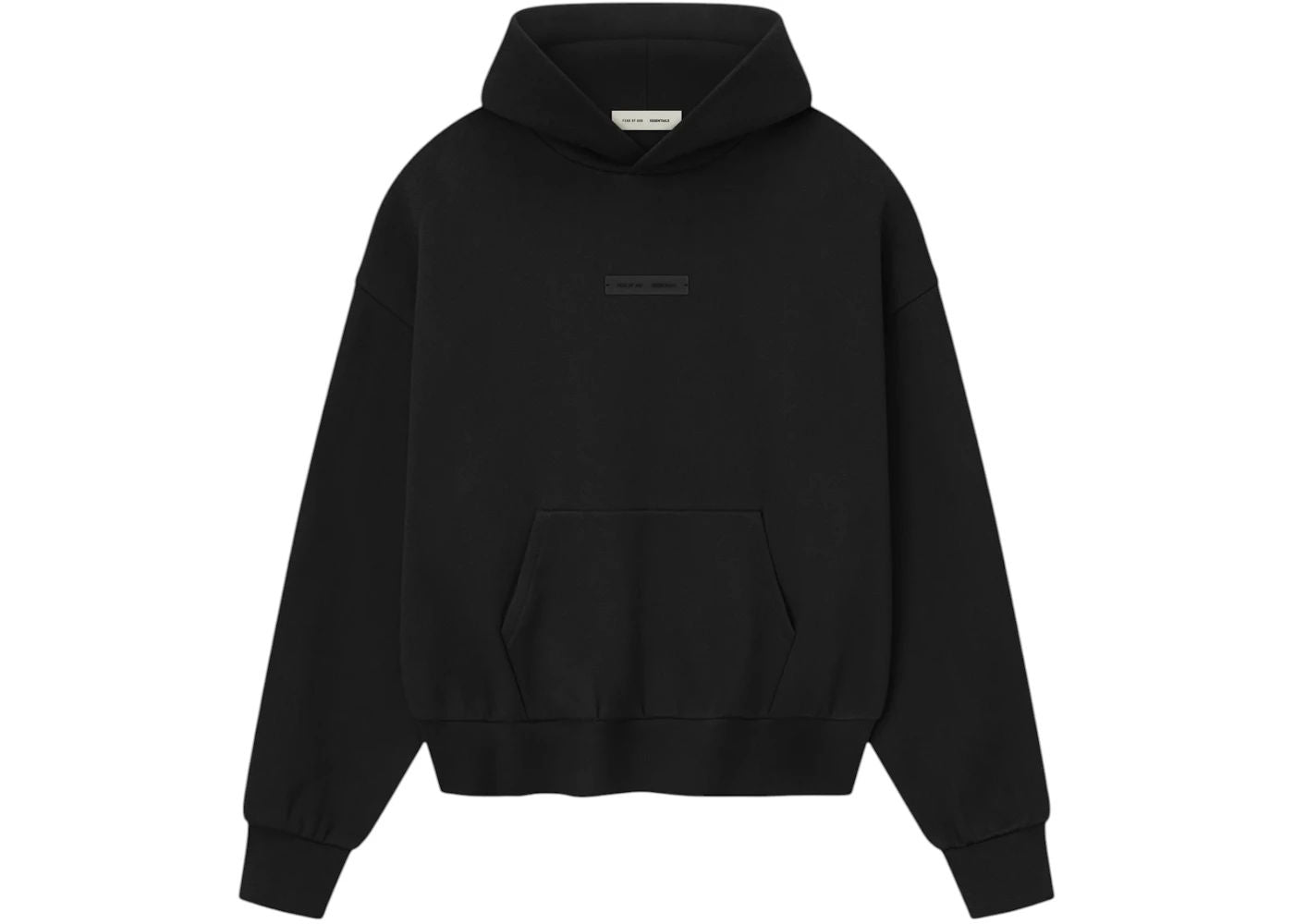Fear of God Essentials Classic Fleece Hoodie Jet Black