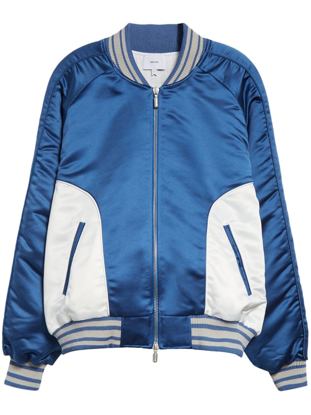 RHUDE CHAMONIX BLUE BOMBER JACKET