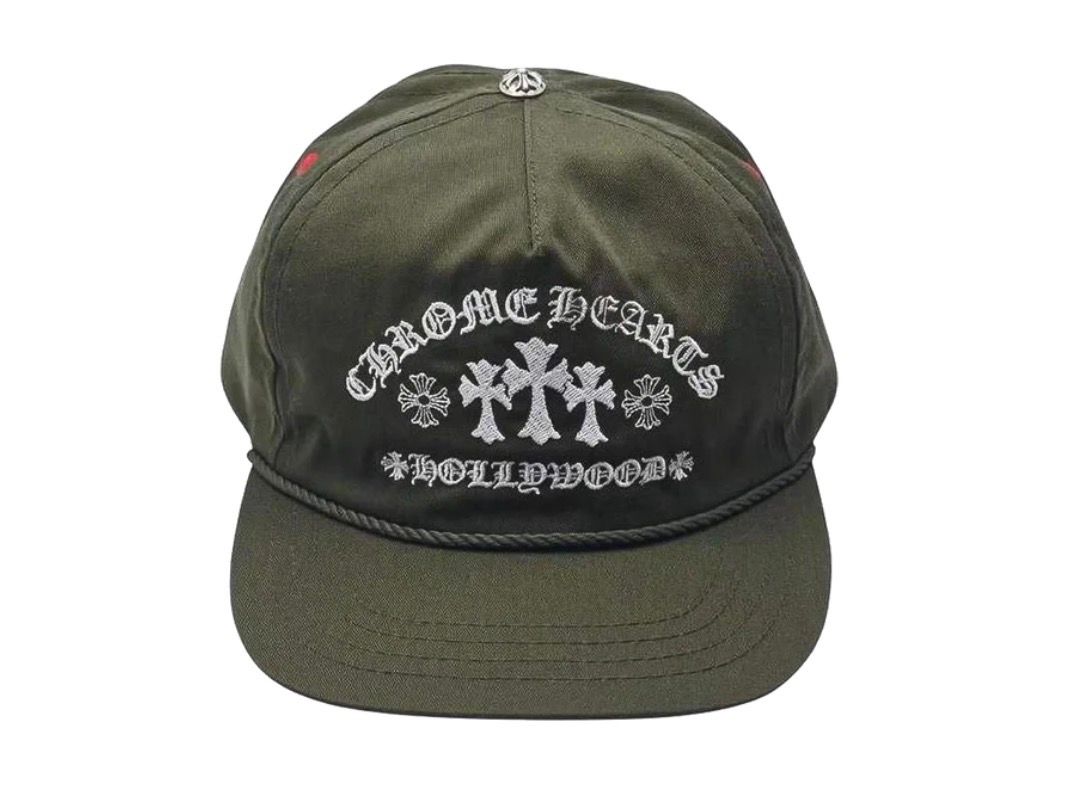 Chrome heart olive gas station trucker