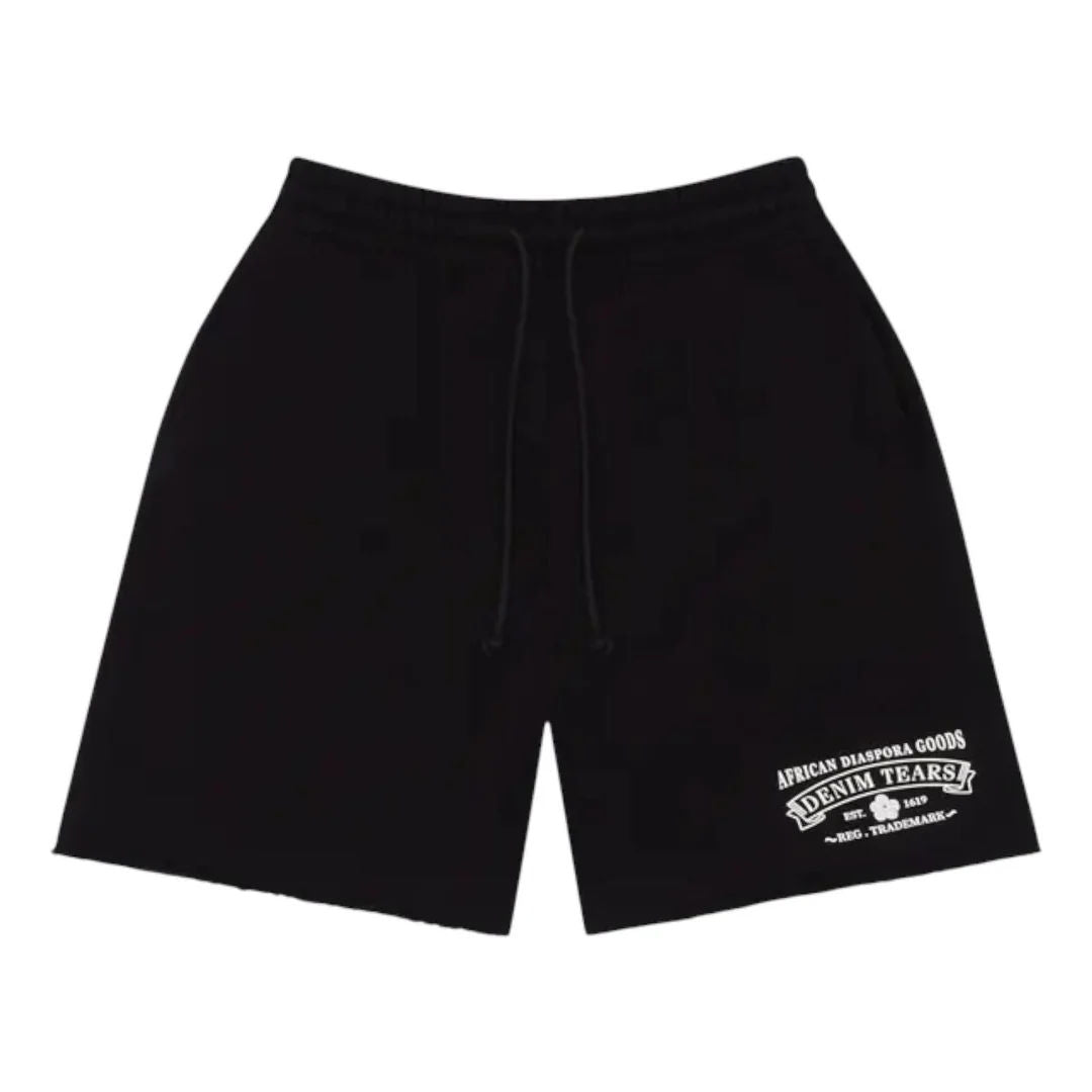 black adg shorts denim tears