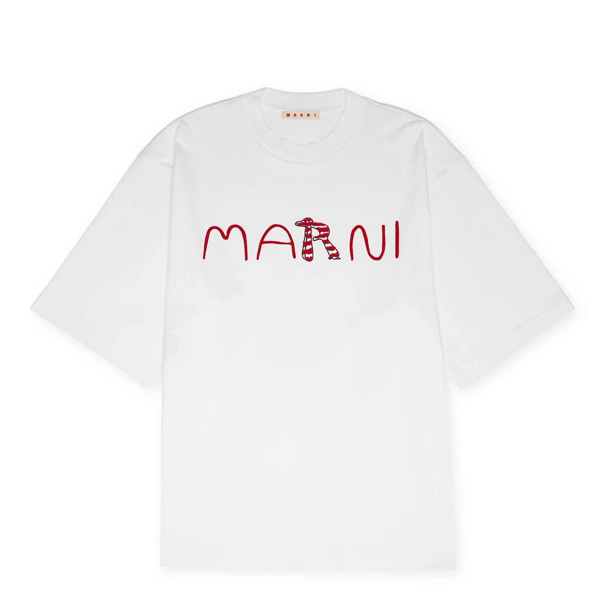 Marni logo flock t-shirt