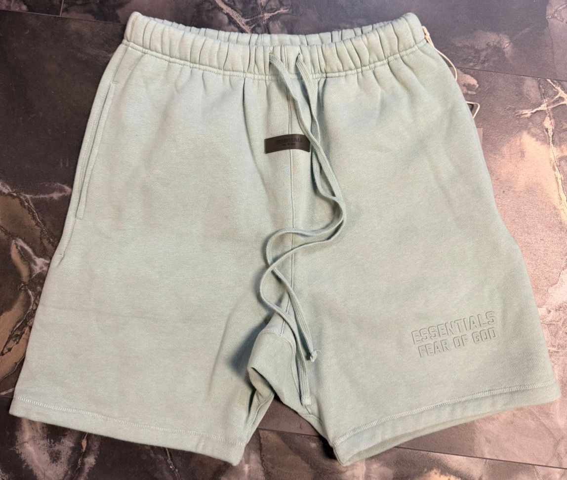 Fear of God Essentials Seafoam Shorts
