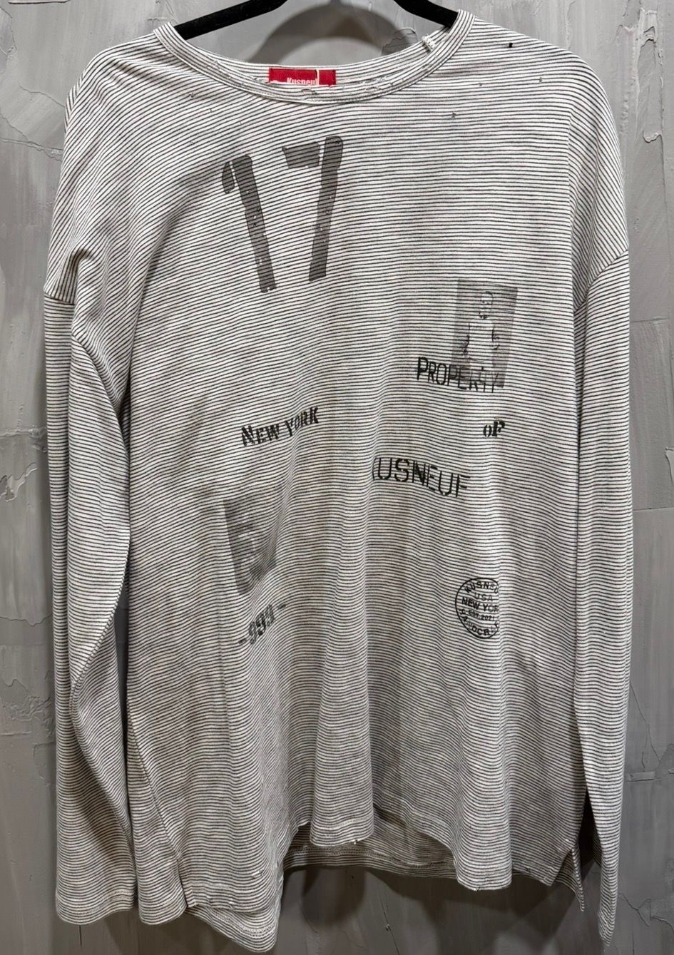 Stripe Long Sleeve Black
