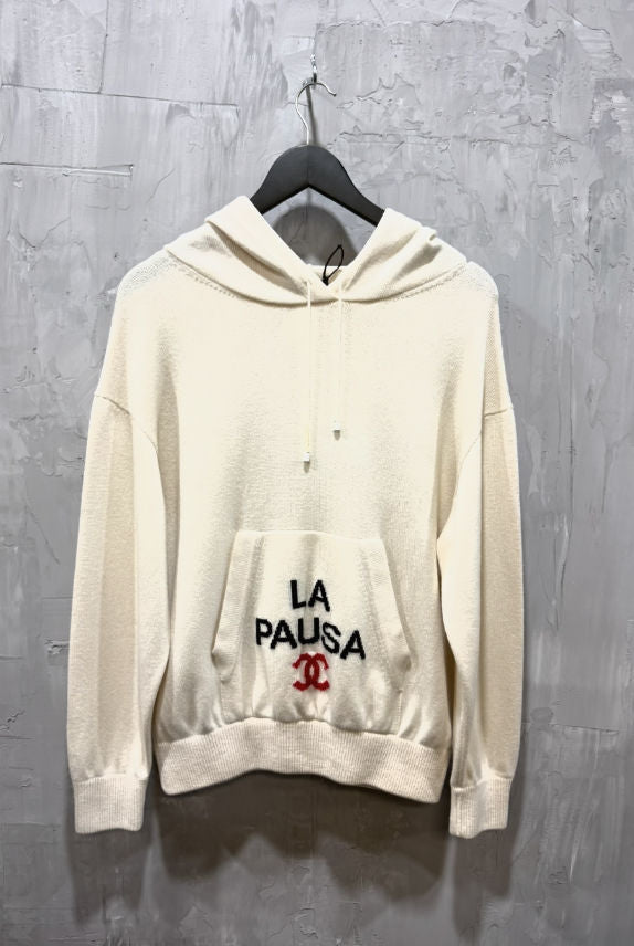 Chanel La Pausa Cashmere Knit Hoodie - Used/Worn