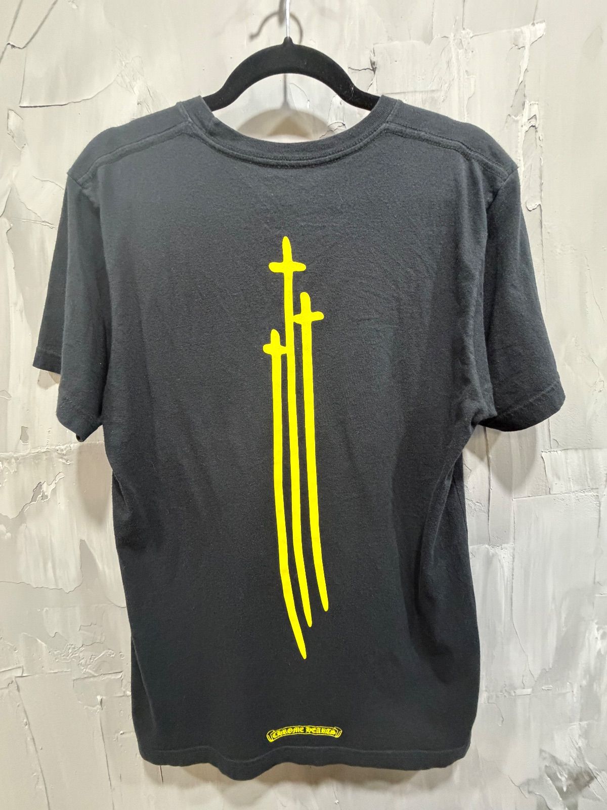 Chrome Hearts Black Yellow Triple Cross Te - Like New