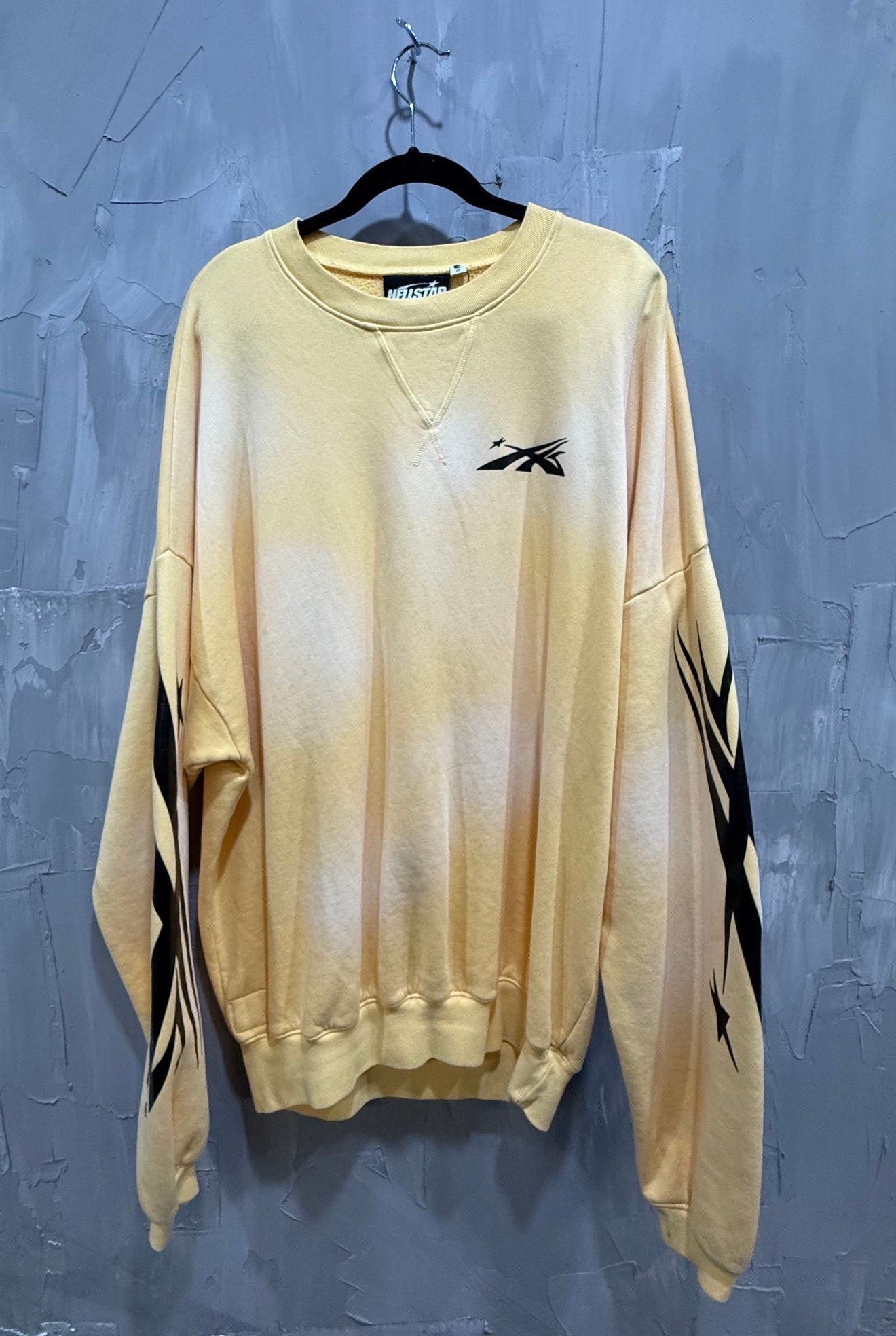 Hellstar Yellow Black Swearshirt - Used/Worn