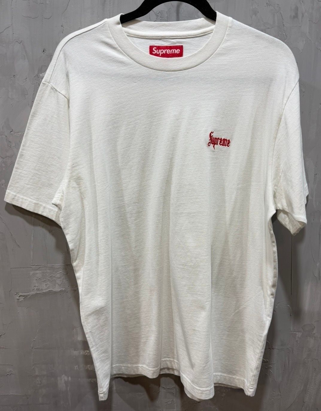 Supreme Old English Tee White