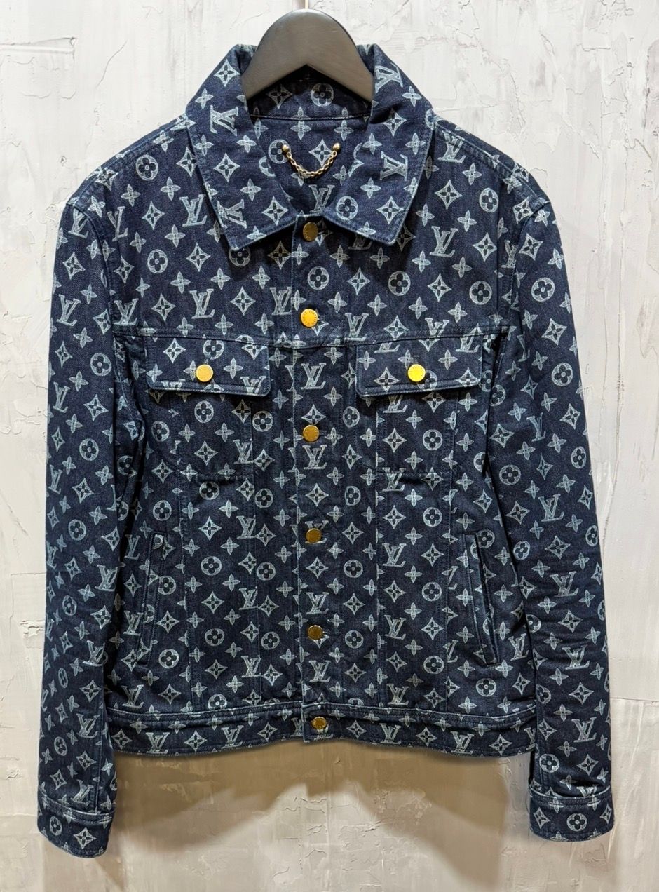 Denim Trucker Monogram Jacket