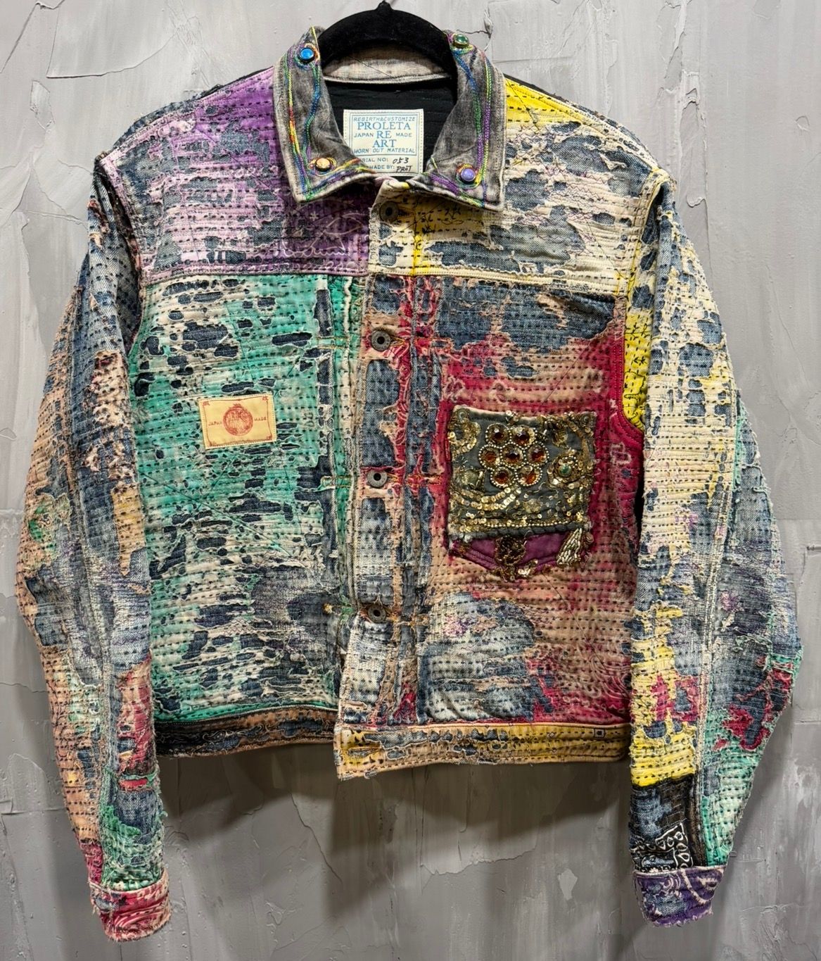 Proleta Re Art Boro Denim Trucker Jacket