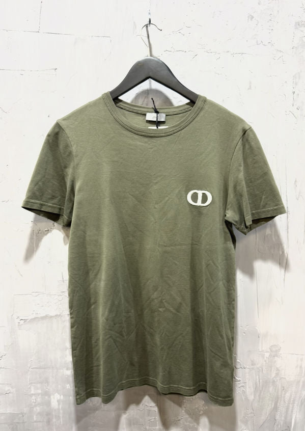 Dior CD Icon Cotton T-Shirt Olive Green - Used/Worn