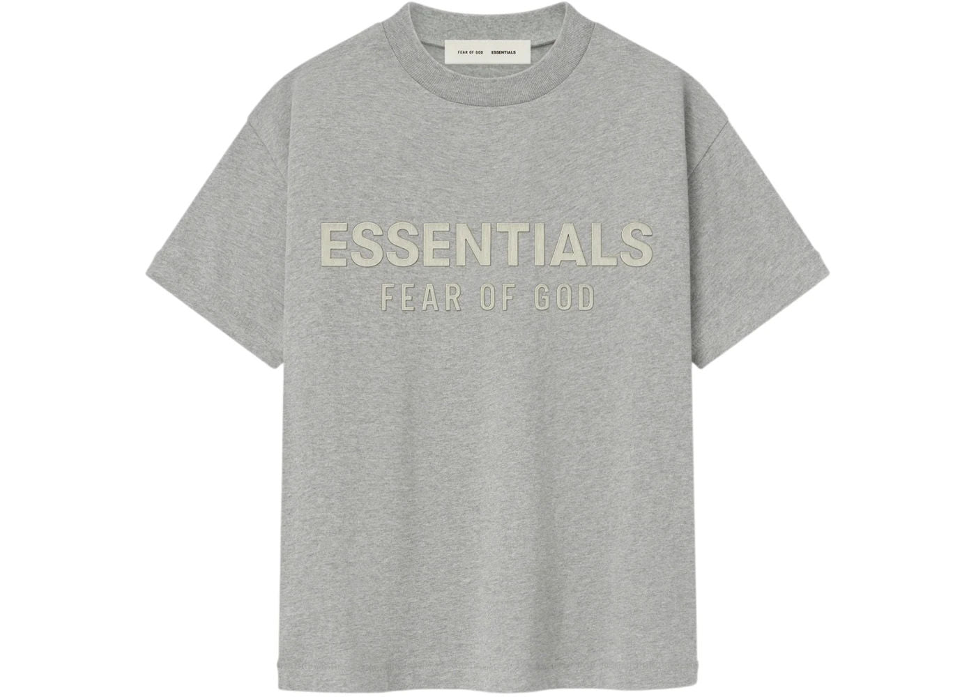Fear of God Essentials Kids Classic Tee Concrete Heather