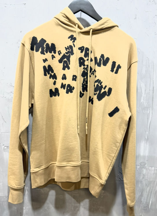 Marni cross logo hoodie