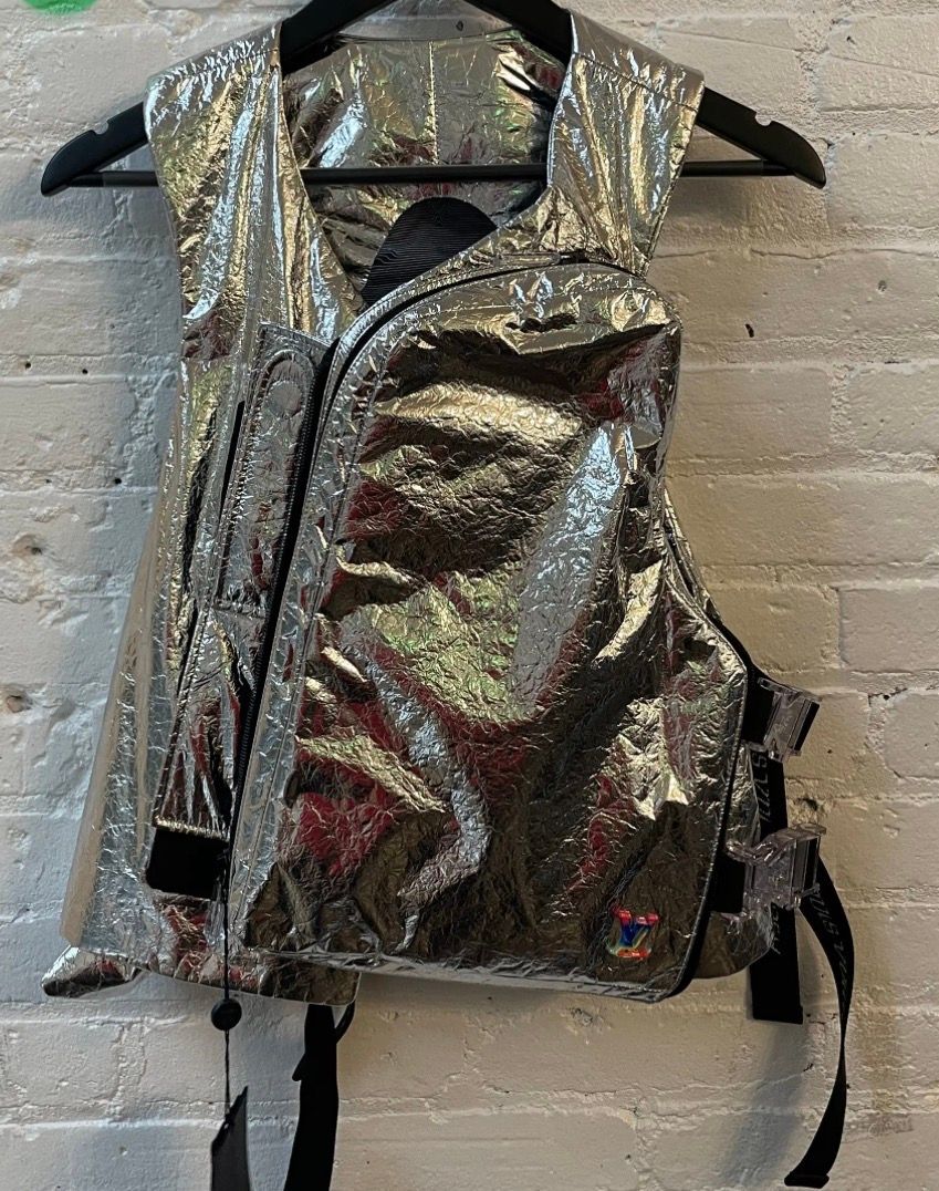LV SILVER TACTICAL CARGO VEST RUNWAY VIRGIL Men's US M - Used/Worn
