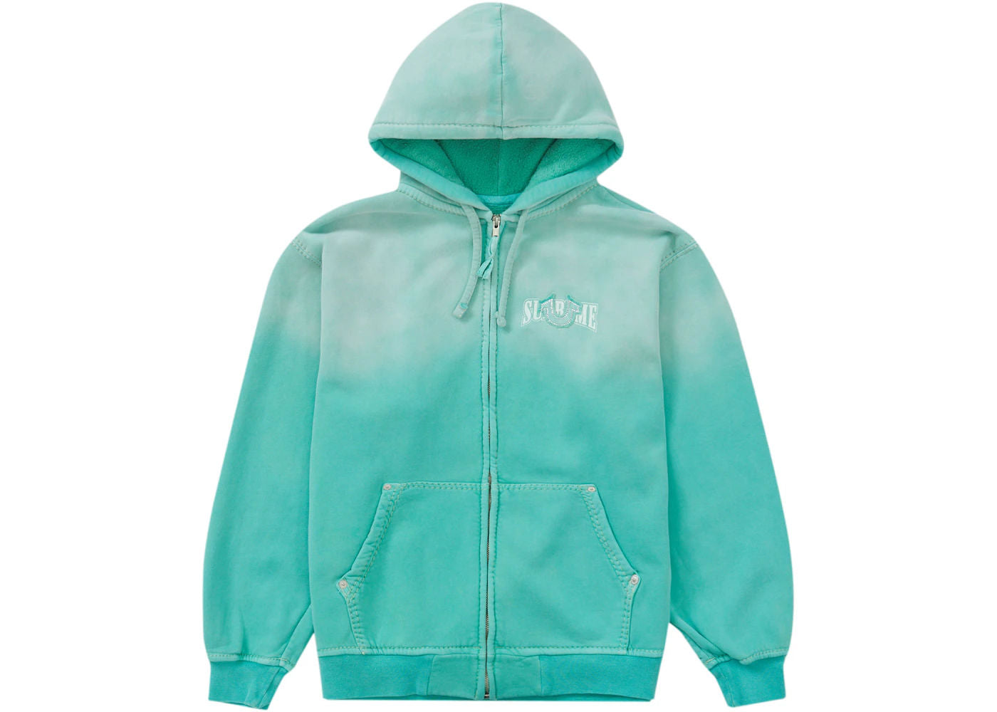 Supreme True Religion Zip Up Hooded Sweatshirt (FW22) Aqua