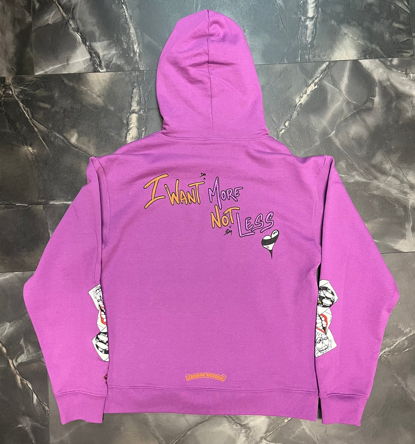 Chrome Hearts Matty Boy I want more not less hoodie