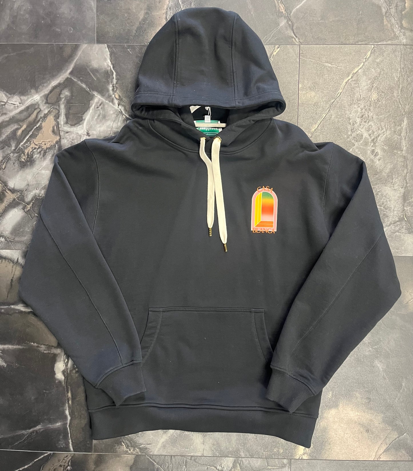 Gradient Arch Logo Hoodie