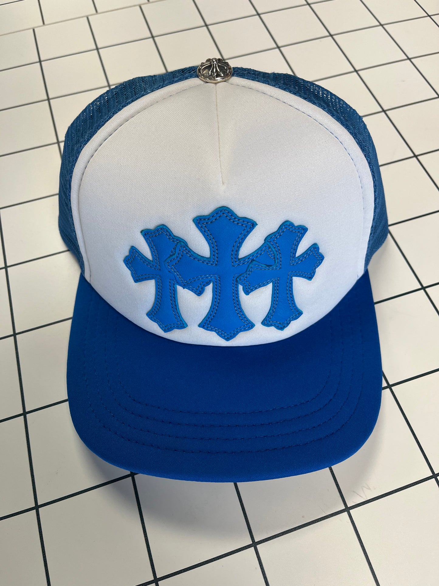 CH Cemetery Cross Trucker blue
