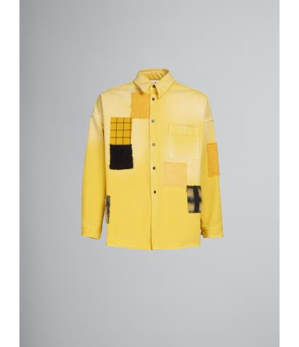 MARNI OVERDYED YELLOW JEAN JACKET