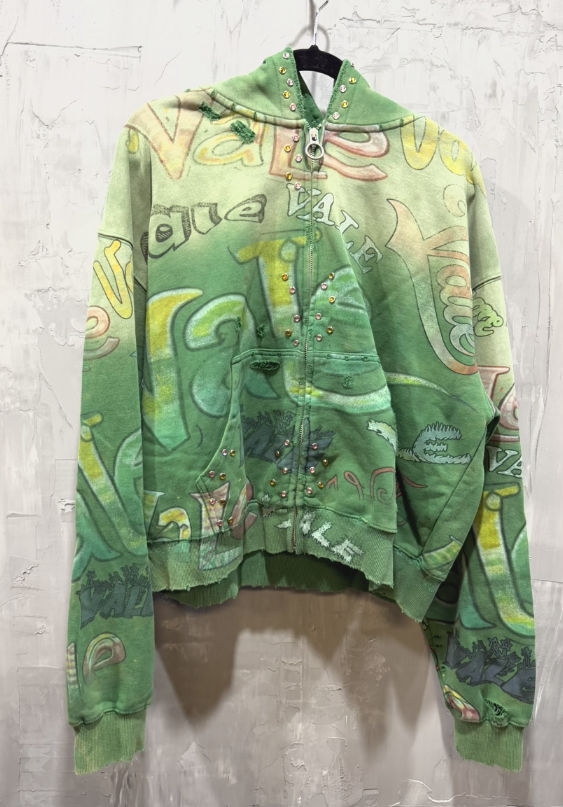 Vale Forever Inferno Zip Up Hoodie Green
