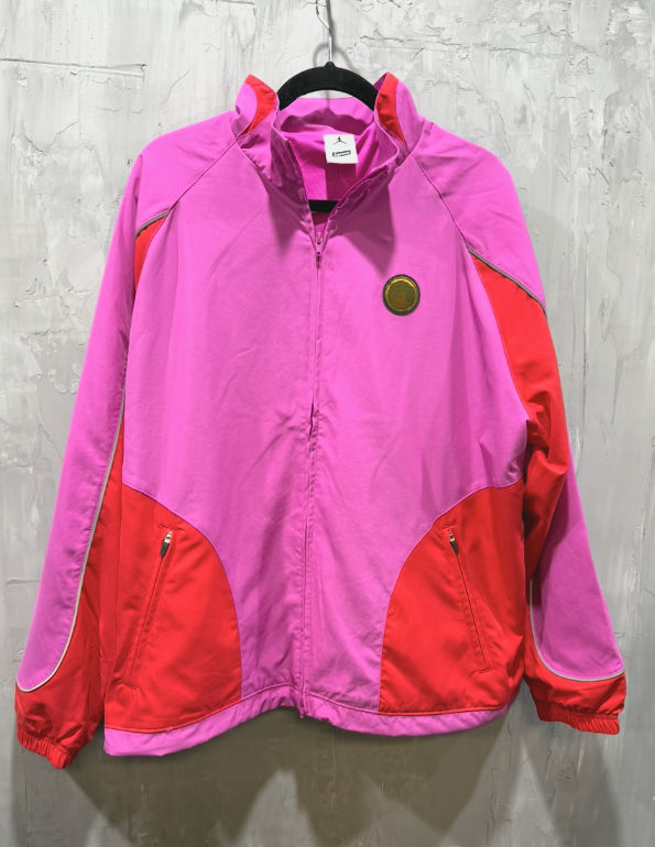 Supreme x Jordan track jacket fire pink
