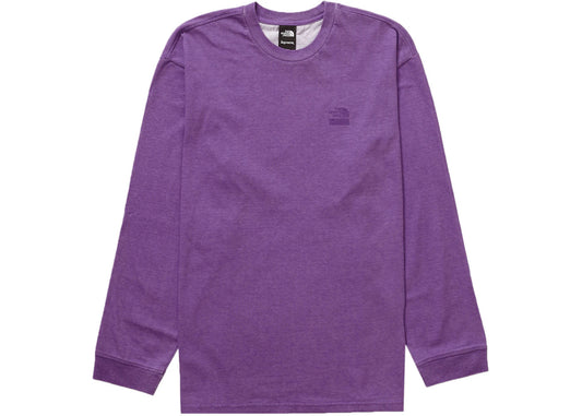Supreme The North Face Pigment Printed L/S Top Purple