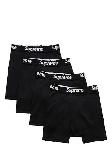 SUPREME BOXER BRIEFS BLACK