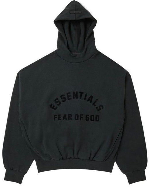 Fear of God Essentials Hoodie Black/Black