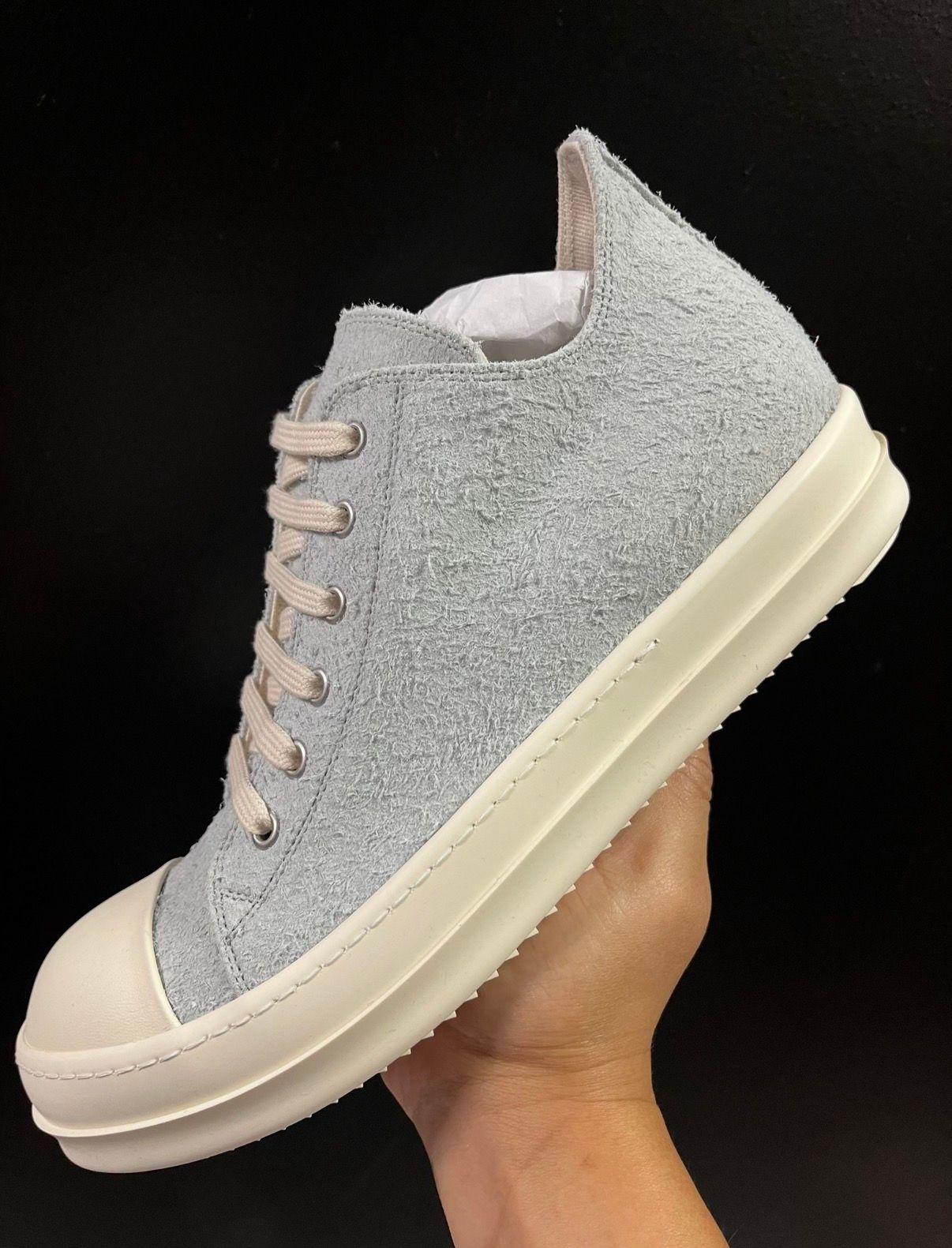 Rick Owens DRKSHDW  Low Top Oyster/Milk