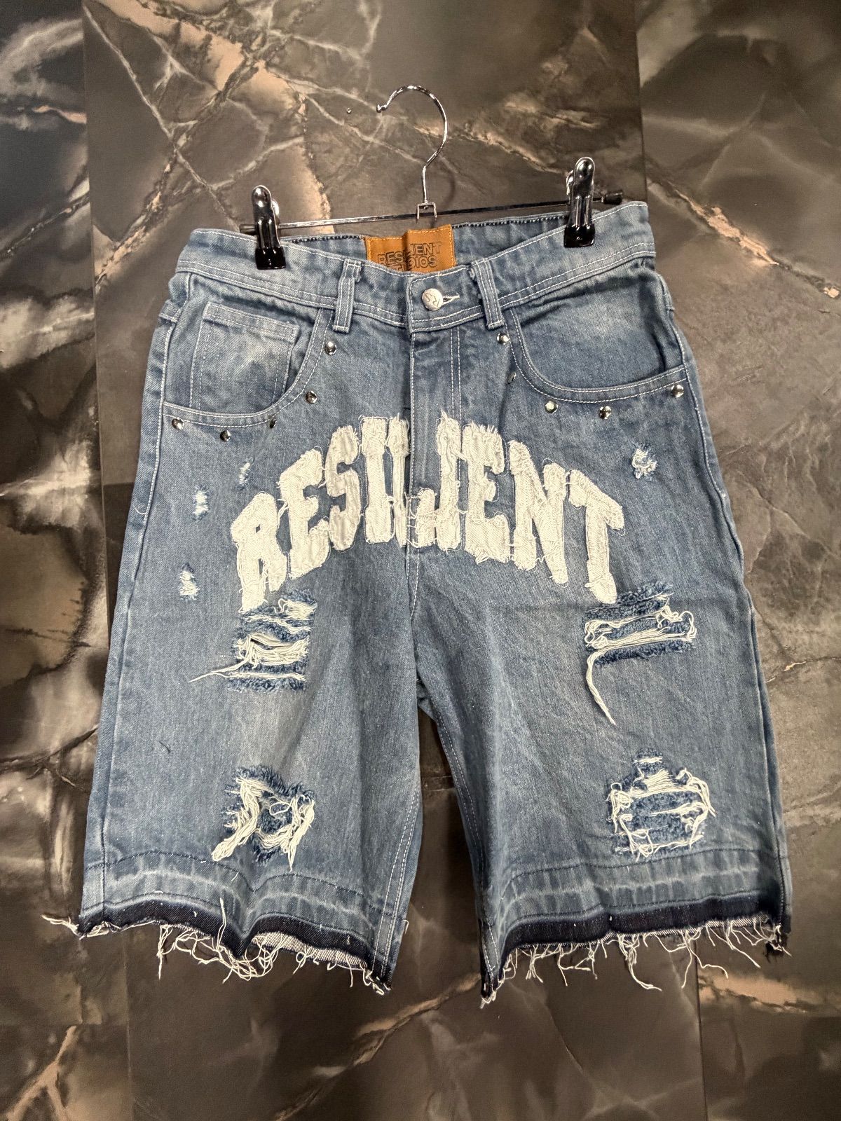 Resilient Studios Blue Washed Jorts