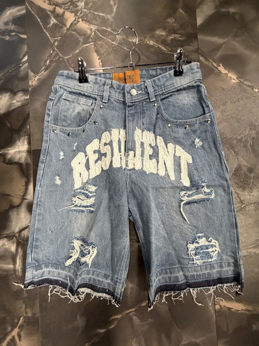 Resilient Studios Blue Washed Jorts