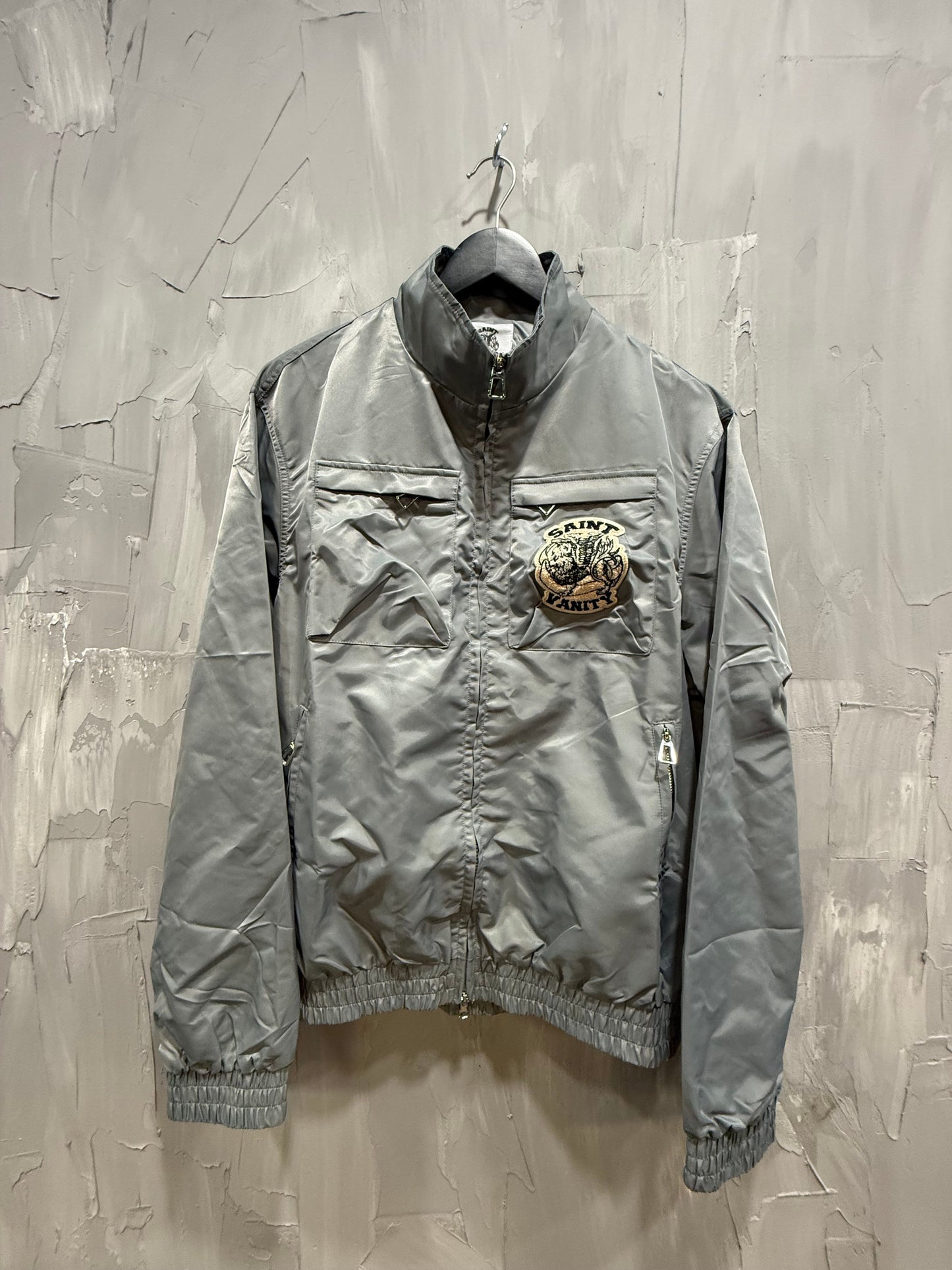SAINT VANITY NYLON JACKET GREY
