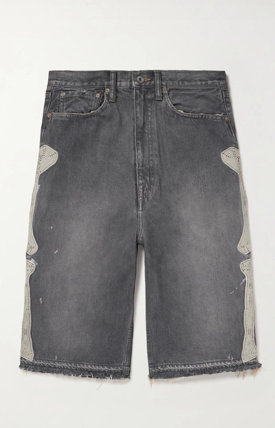 Kapital Grey Bone Shorts