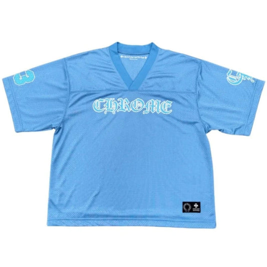 CHROME HEARTS MESH JERSEY SS BLUE