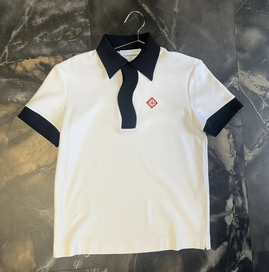 Casa Blanca Memphis Polo Shirt White