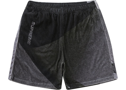 Supreme Geo Velour Short Black