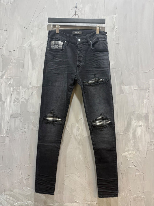 Amiri Mx1 Quad Plaid Jean
