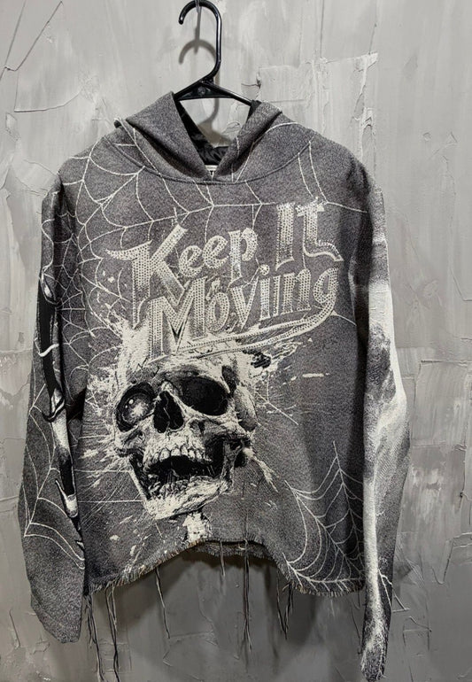 Majestik Keep It Moving Tapestry Hoodie - Used/Worn