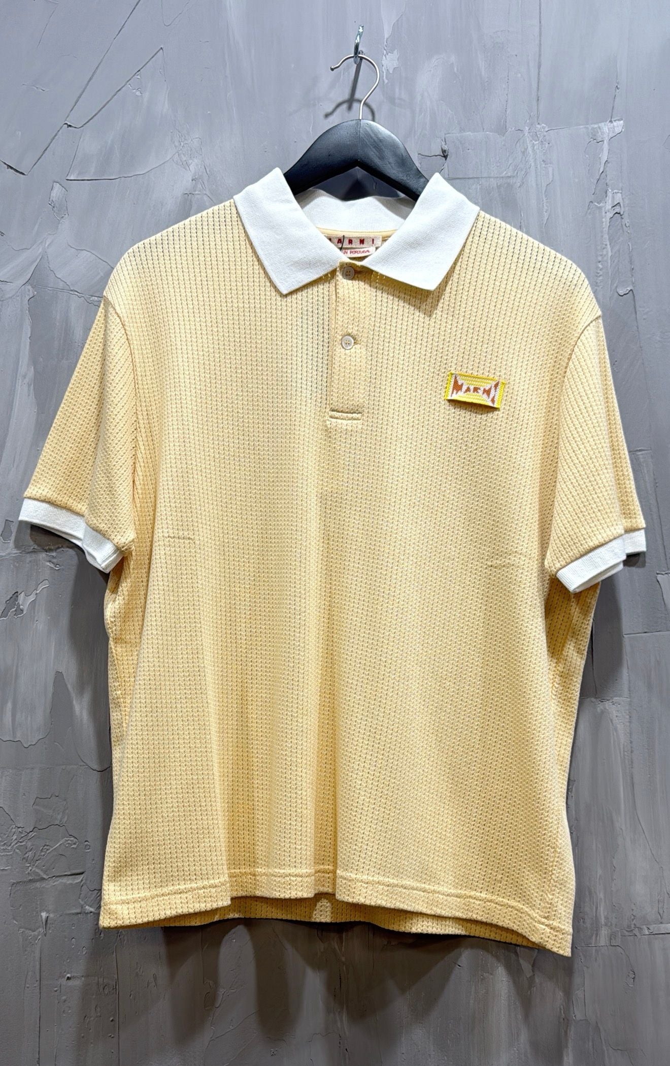 INTERLOCK JACQUARD VANILLA TEE
