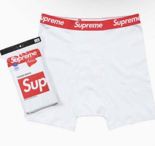 Supreme hanes Boxers white