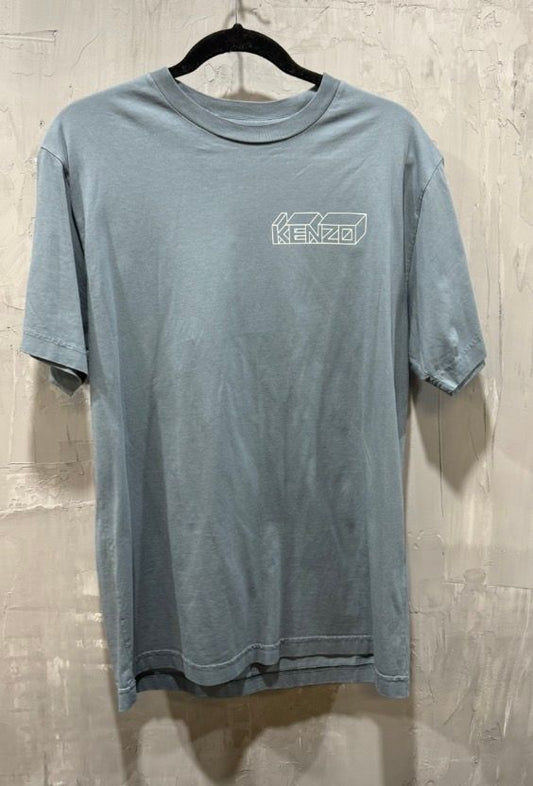 Kenzo kube classic T-shirt blue