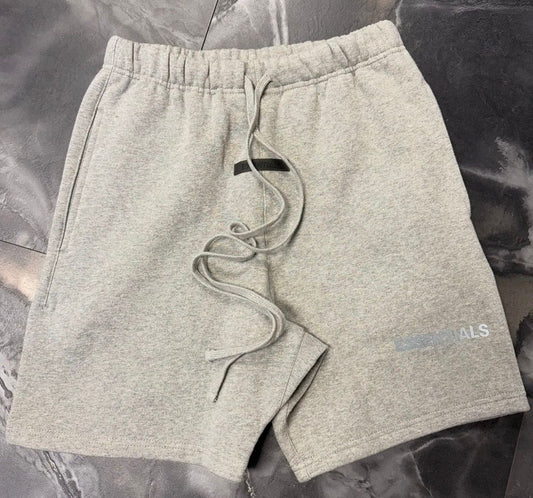 Fear of God Essentials Dark Oatmeal Reflective Shorts