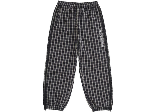 Supreme Plaid Warm Up Pant Black
