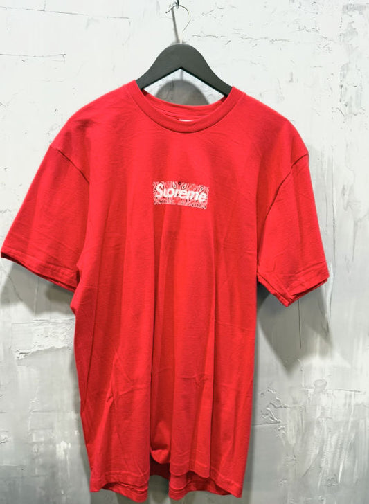 Supreme Bandana Box Logo Tee Red