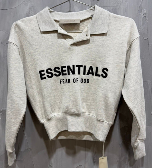 Fear of God Essentials Kids  Oatmeal Polo L/S