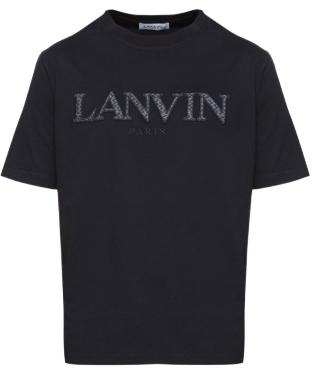 Lanvin Logo Embroidered Crewneck Shirt