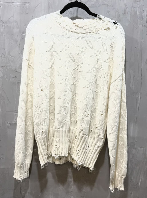 Marni jacquard Dishevelled gauge 5 Lily white